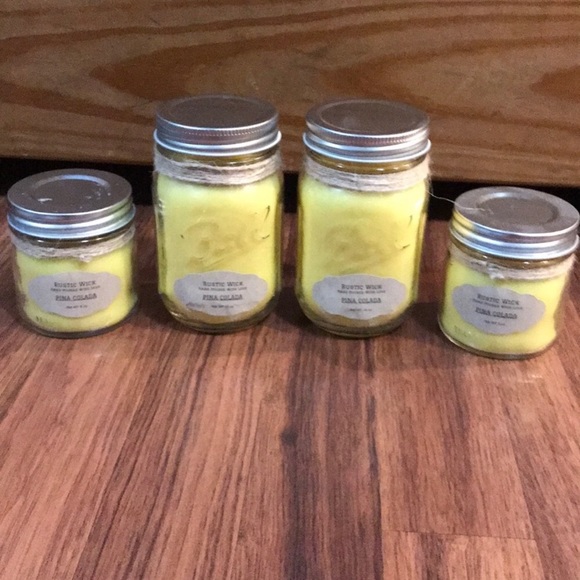 One (1) Pina Colada Scented Candle - Picture 3 of 4